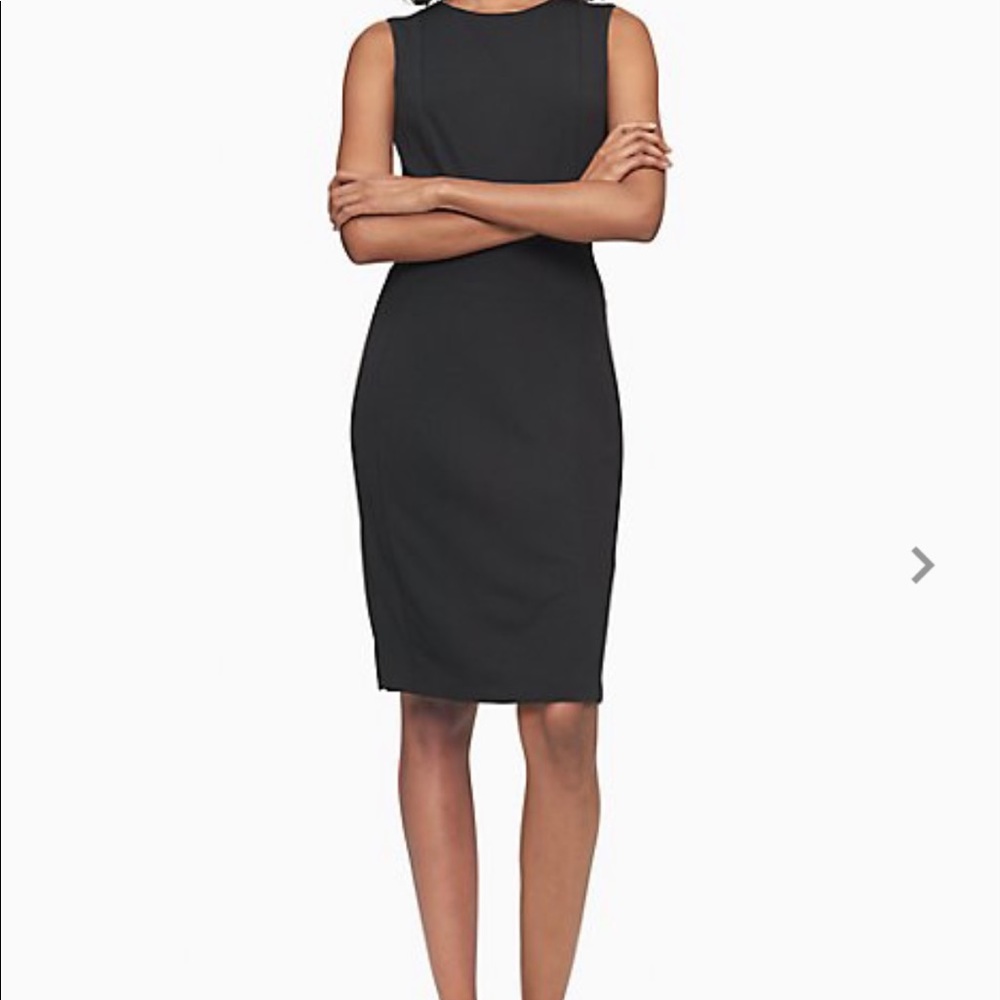Calvin Klein Solid Sleeveless Sheath Dress